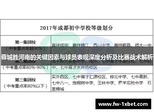 蓉城胜河南的关键因素与球员表现深度分析及比赛战术解析