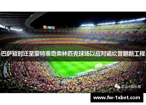 巴萨暂时迁至蒙特惠奇奥林匹克球场以应对诺坎普翻新工程